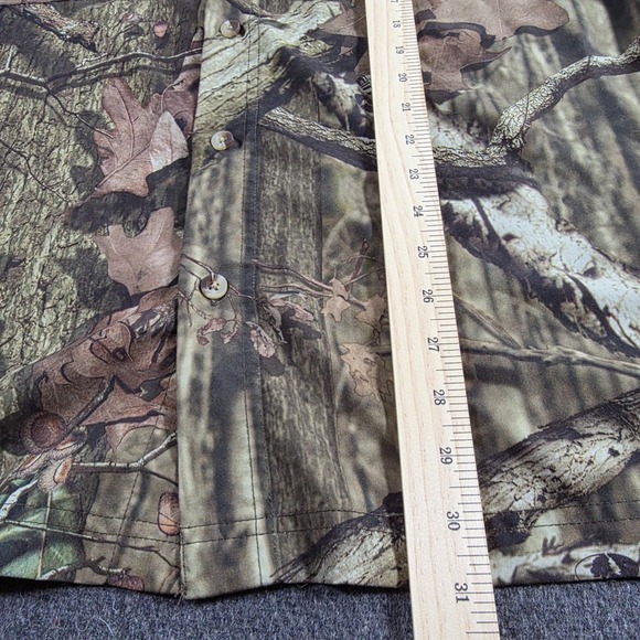 Bimini Bay Camo Men's Large Short Sleeve Button Up Fishing Hunting Outdoors - Picture 7 of 9